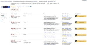 amazon buy box offer listing page