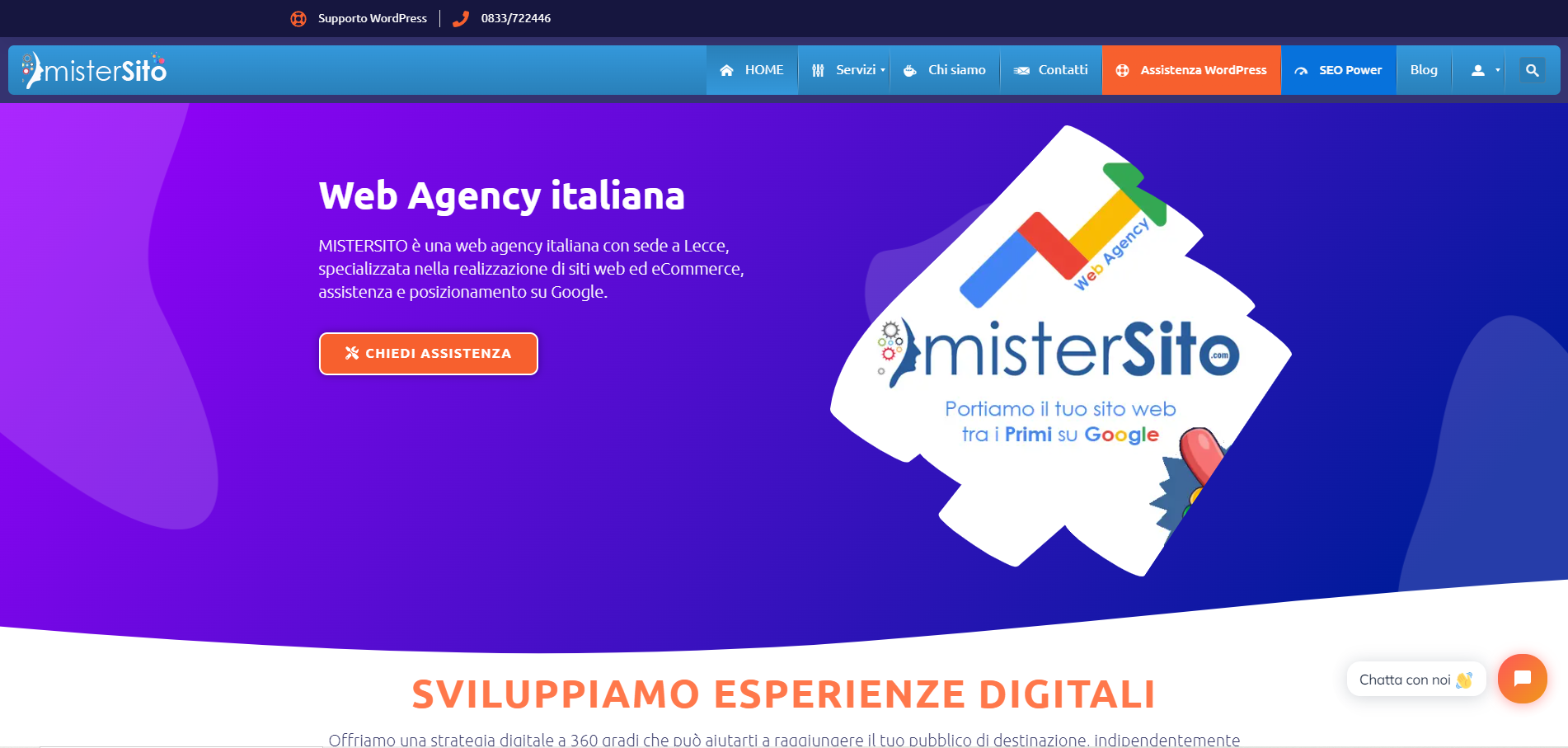 mistersito web agency lecce