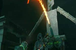 lanciafiamme a forma di genitali su Zelda Tears of the Kingdom