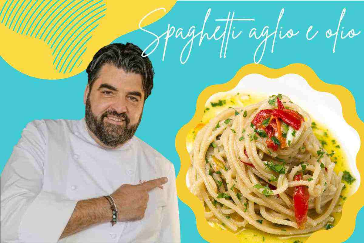 come preparare gli spaghetti aglio e olio con la ricetta segreta di antonino cannavacciuolo