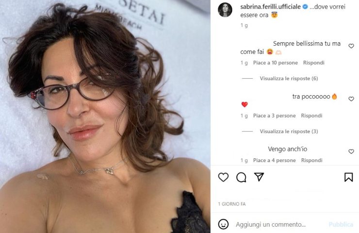 sabrina ferilli fa sognare 