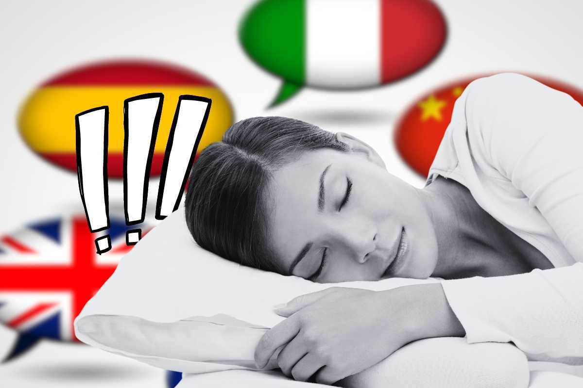 impara le lingue nel sonno